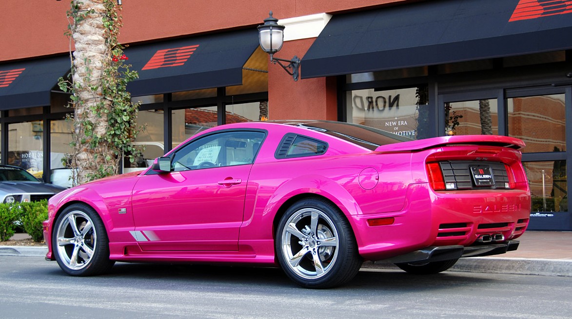 New Pink Ford Mustang 2736