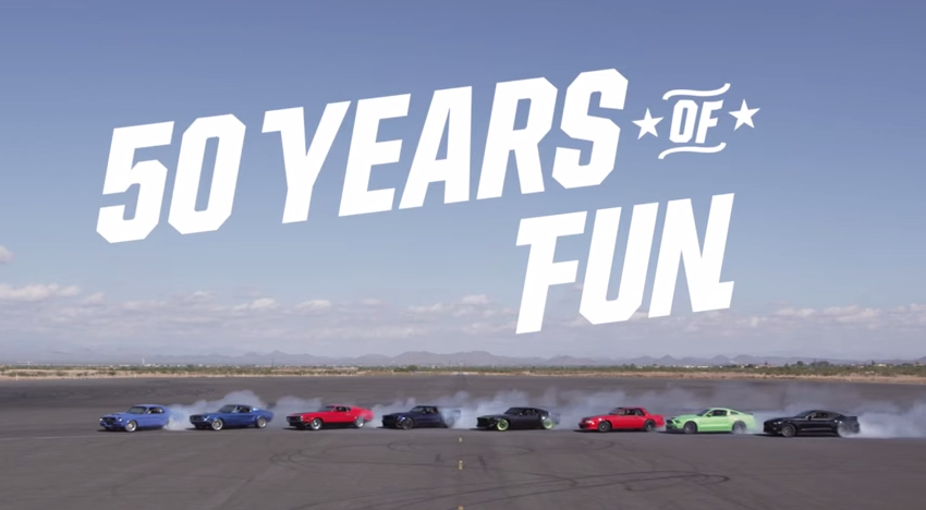 fifty years of mustang