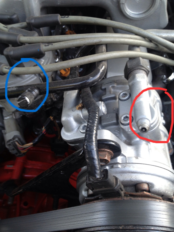 AC low fitting to refill system? - The Mustang Source ... 2000 pontiac bonneville engine diagram 