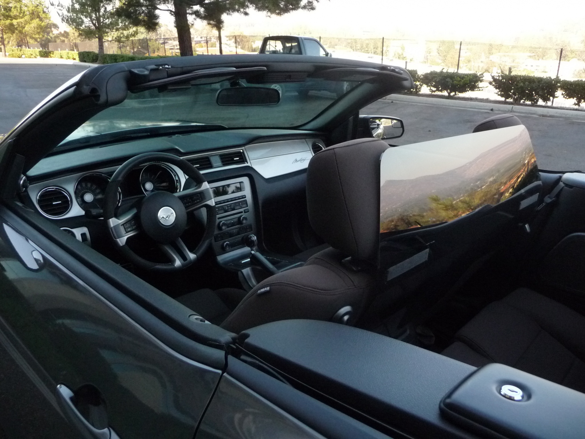 Mustang deals wind deflector