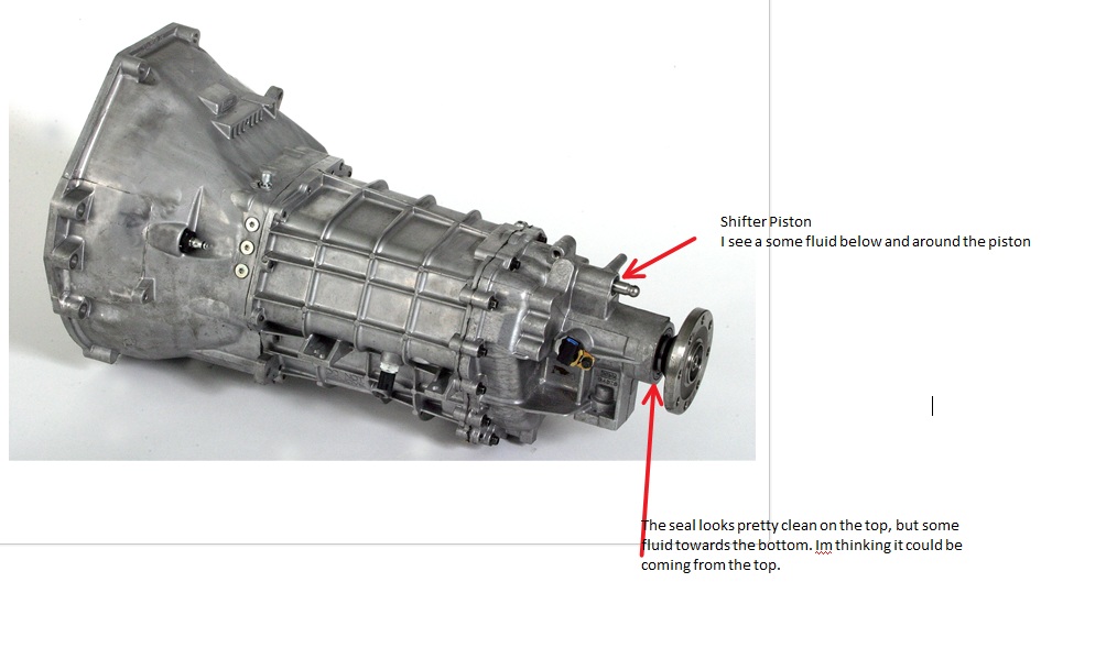 Ford mustang transmission leak #8