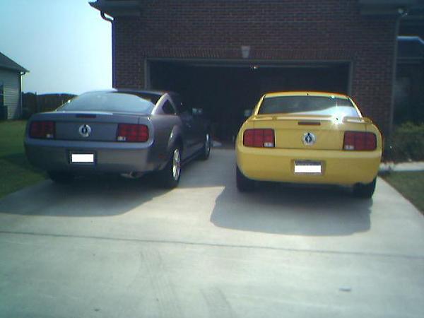 My two Mustangs-07-17-06_1531.jpg