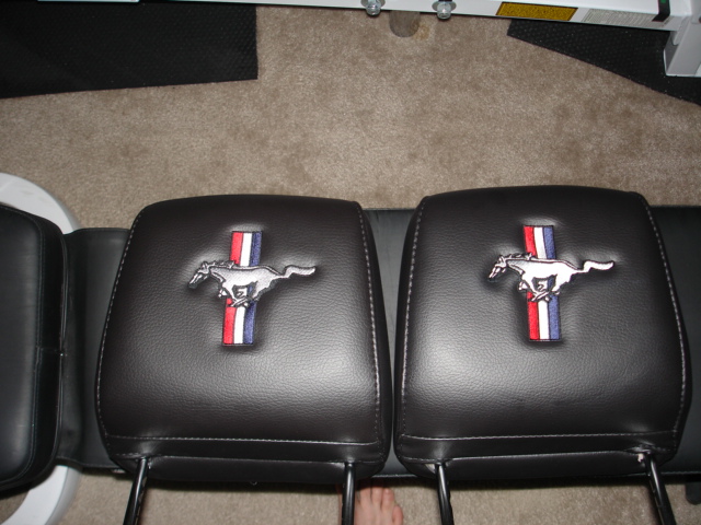 Ford mustang headrest covers #4
