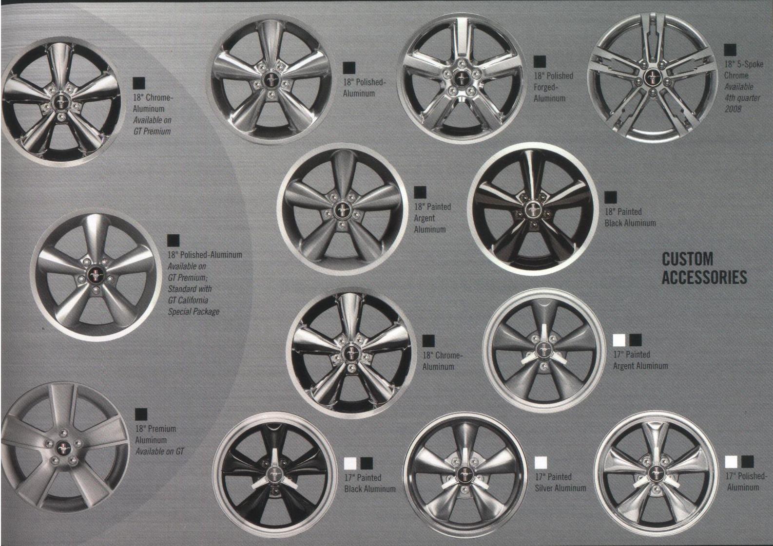 2009 Ford Mustang Factory Wheels! - The Mustang Source ...