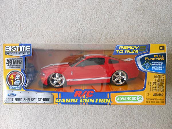 1:16 Jada Bigtime Radio Control Shelby GT500 Red with White Stripes-dscn2678.jpg
