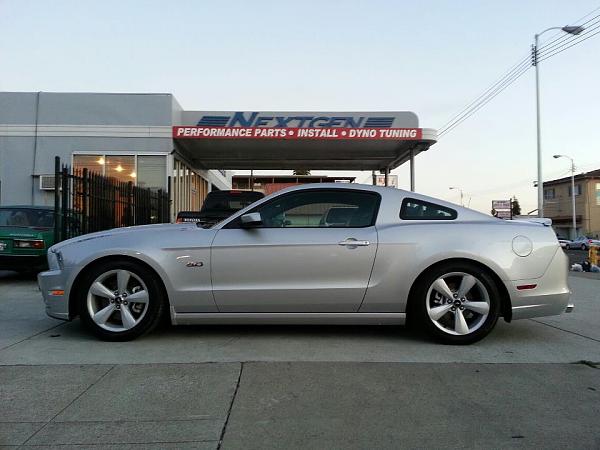 13 GT pics - newly installed eibach sportlline drop &amp; bassani axle back!-betsy-after.jpg