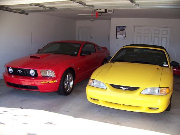 Got my 2008 Torch Red GT-garage-1.jpg