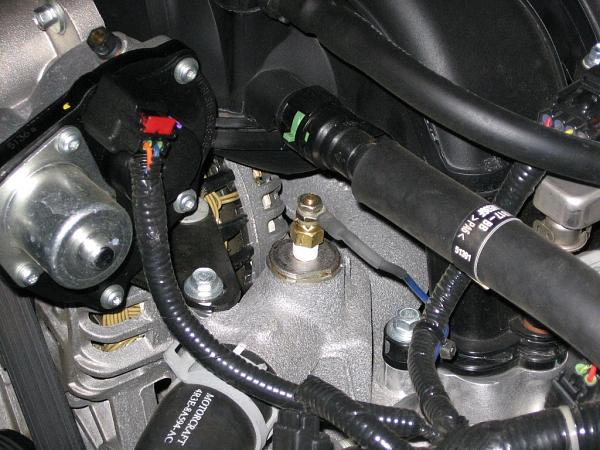 Water Temperature Sensor Location? - The Mustang Source ... 05 chevy cobalt heater diagrams 