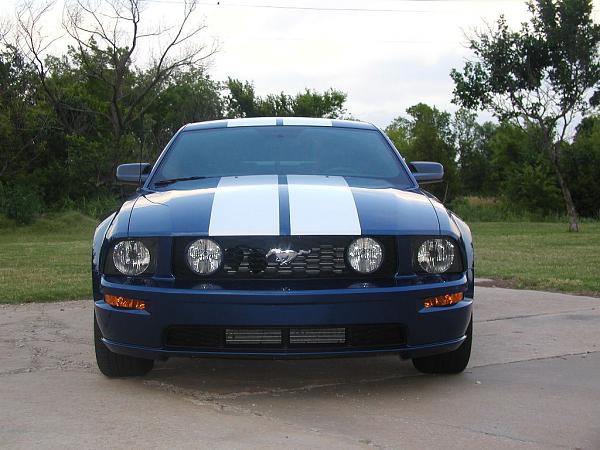 Started on my BSM 12" White Shelby Stripes-hood-done-front.jpg