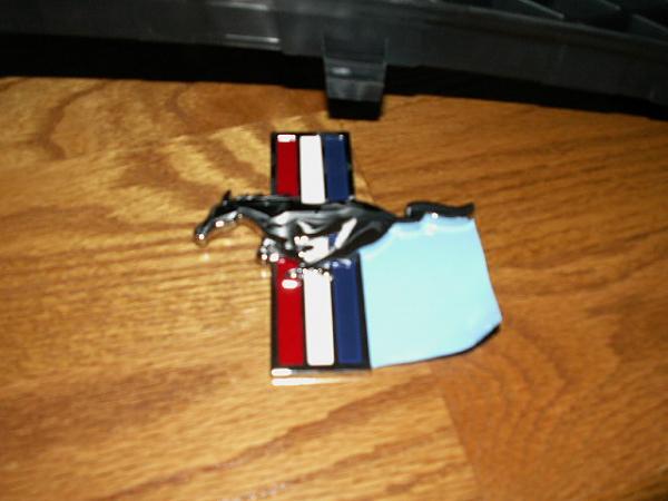 Shelby front end install begins    PICS-emblem-002.jpg