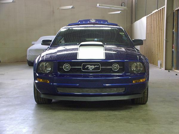 Roush Hood Scoop, Lower Billet Grill and Hood Stripe Install!!-after2.jpg