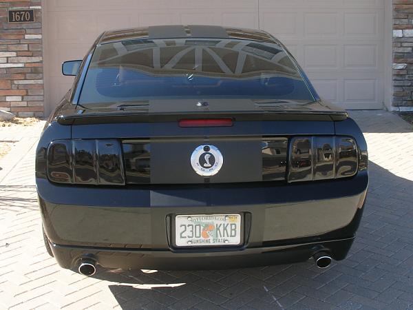 My KITT Mustang Replica Completed-smaller-back.jpg