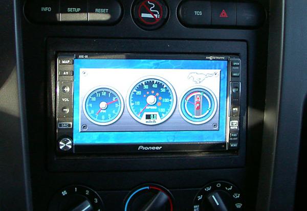 Got the Pioneer nav unit installed-ponyguage.jpg