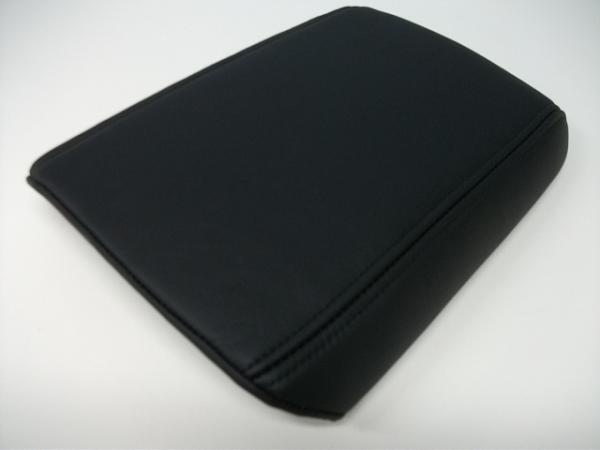 Padded Leather Console Armrests, Shift Boots and E-Brake covers-black-stitch-padded-cover.jpg