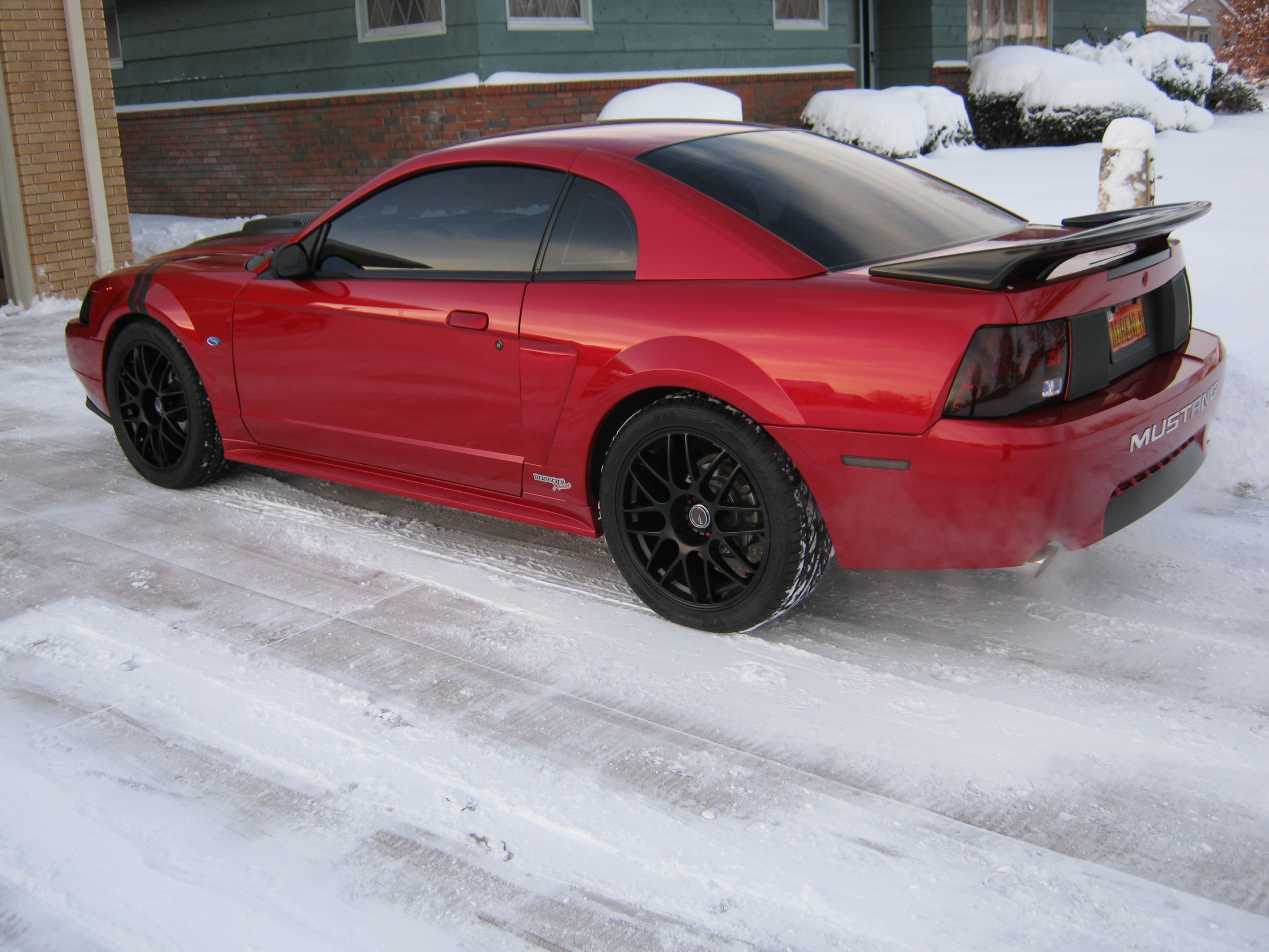 Laser Red in the Snow.