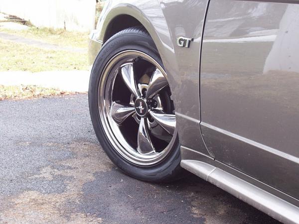 Black-Chrome Bullitt wheels are on! - Pics inside...-100_0899.jpg