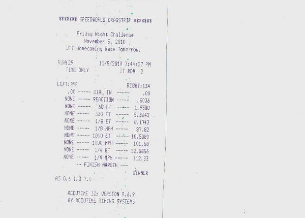Automatic 5.0 runs 12.57 bone stock!-spdwld_timeslip12.58.jpg