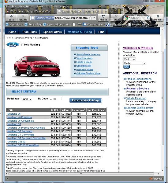 ford a plan pricing calculator