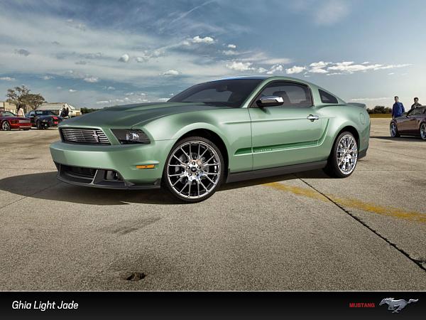 FORD MUSTANG CUSTOMIZER WEBSITE See Member Renderings From 2011! Now Picture Gallery!-ghia-light-jade.jpg