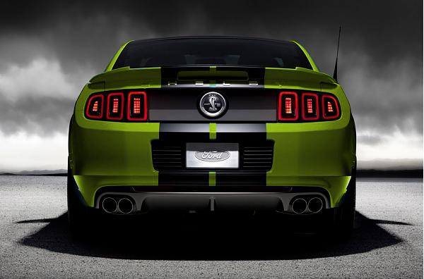 The 2013 Mustang is officially here!-2013-gt500-rear-lt-grn.jpg