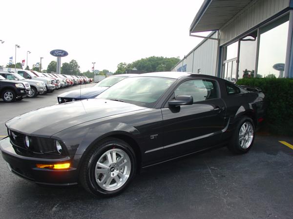 Here's pics of 2007 Alloy Grey GT  just came in todayat myLocalFordDealership 6/27/06-dsc04031.jpg