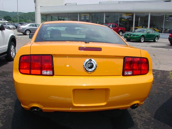 Here's pics of 2007 Orange GT from my Local Ford Dealership today 6/15/06-dsc04013.jpg