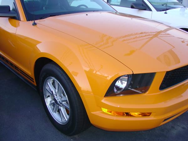 Here's pics of 2007 Orange GT from my Local Ford Dealership today 6/15/06-dsc04082.jpg