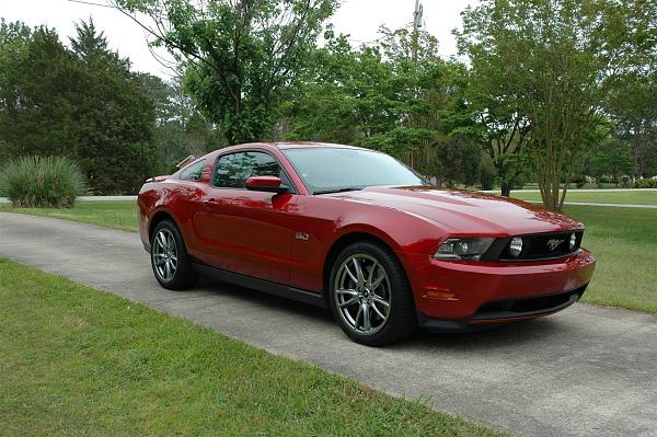 Another Candy Red added to the fleet!-stang.jpg
