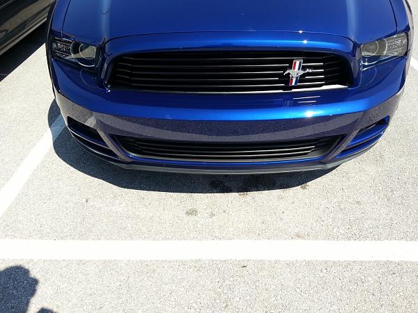 put on a new upper and lower roush grille today-20130904_115709.jpg