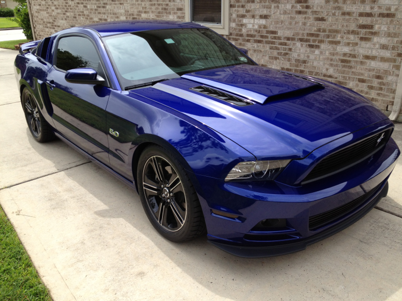 2013 Ford mustang hood scoop #4