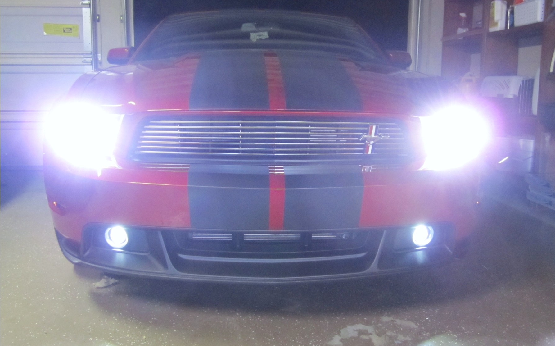 Xenon headlights for ford mustang #2