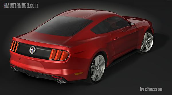 2015 Mustang renders based on CAD images-redreaar.jpg