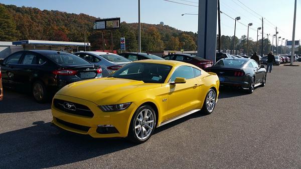 Picked it up today...-yellow-stang.jpg