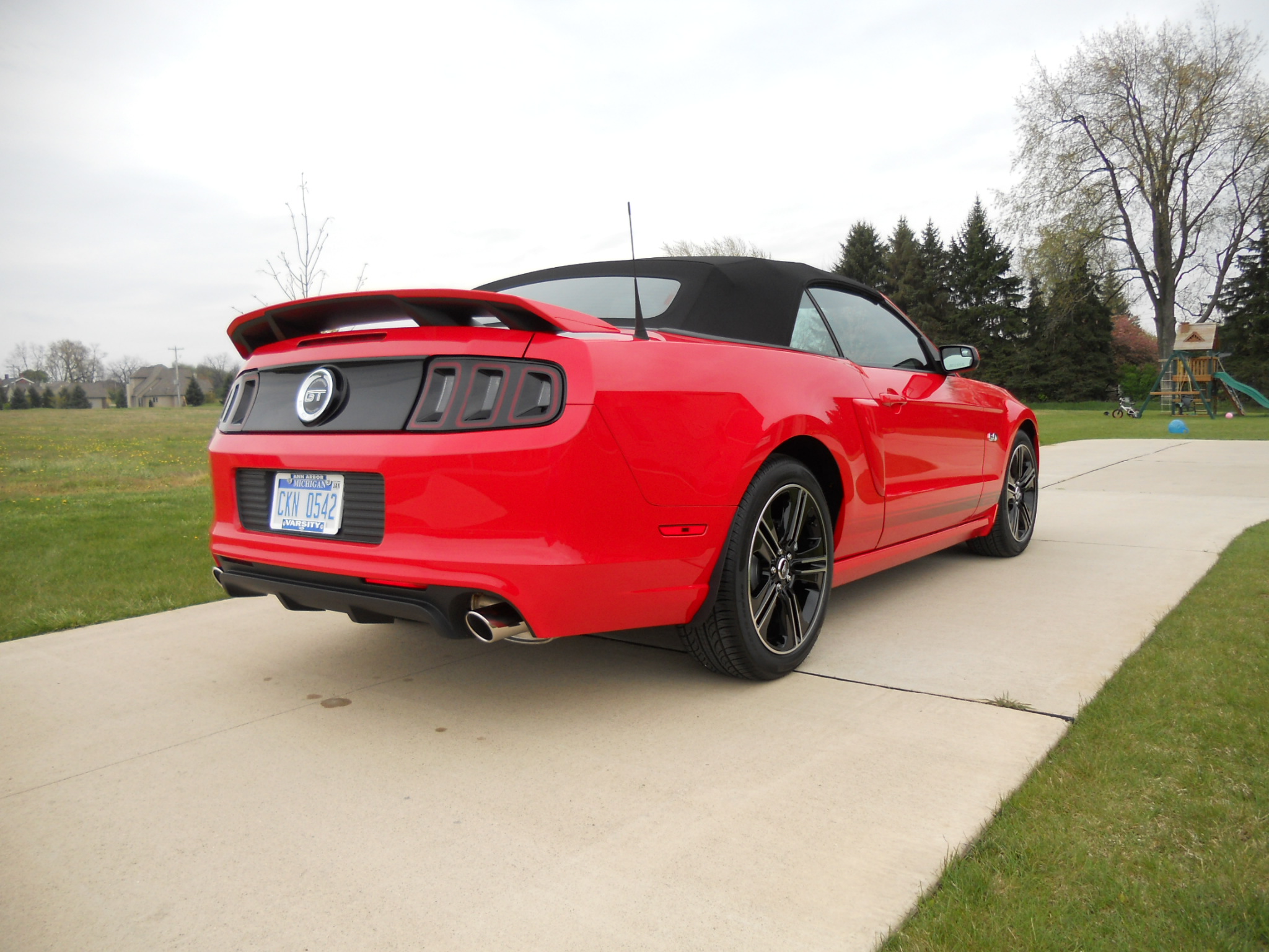 2013 Ford mustang gt race red #4