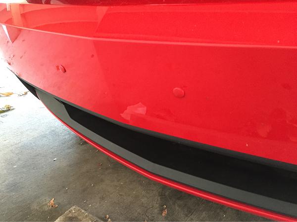 Filling license plate holes in front bumper-photo147.jpg