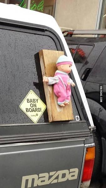 Huge Strange RANDOM Pictures and Idiocy Gallery!-baby-board.jpg
