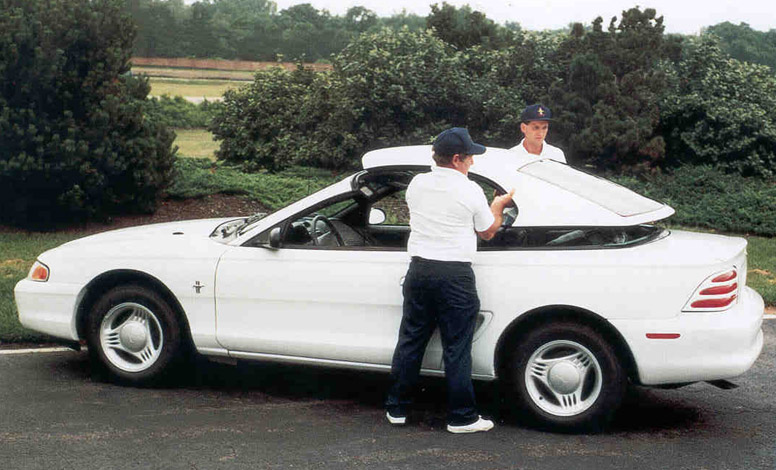 Crystal White 1996 Ford Mustang Gt Convertible Mustangattitude Com Mobile.