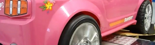 Barbie Power Wheels Mustang on the Dyno