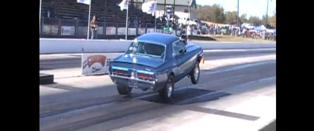 1968 California Special Mustang Wheelies To A 10-Second ET: Video Inside