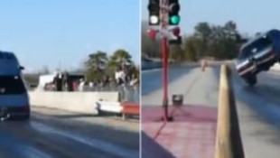 Bumper Dragging Wheelie In A Fox-Body Coupe Almost Ends Badly: Video Inside.