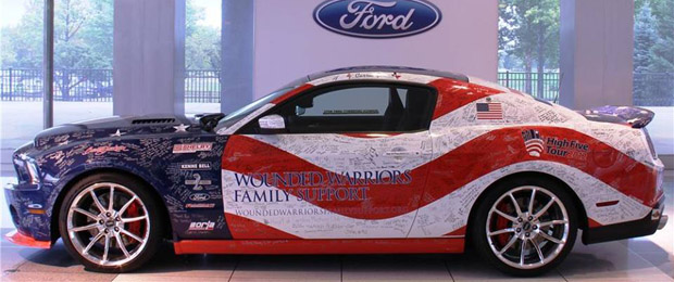 2012 ‘Wounded Warriors’ Mustang Sells for $500,000 at Barrett-Jackson