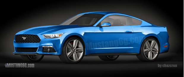 New 2015 Mustang Face Rendering Surfaces