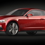 New 2015 Mustang Face Rendering Surfaces 