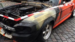 German Star’s Shelby GT500 Goes Up in Flames
