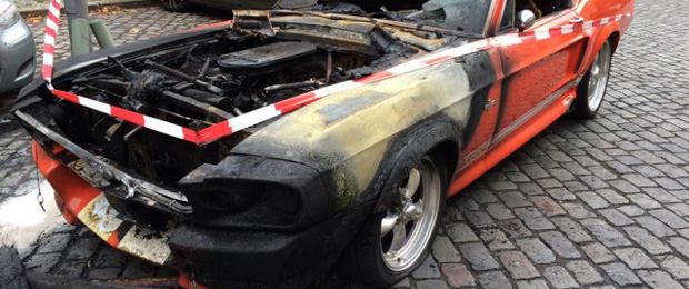 German Star’s Shelby GT500 Goes Up in Flames