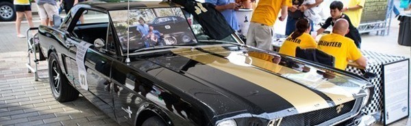 New Orleans Saints themed Mustang raffled