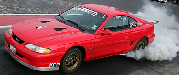 Crazy Duramax Diesel Powered SN95 Mustang Goes 202 MPH At The Texas Mile