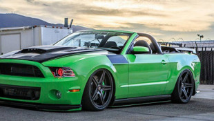 Big Green: TruFiber’s 2013 Mustang Convertible