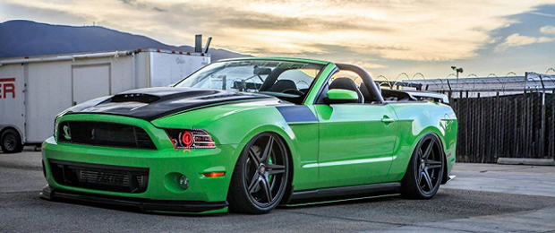 Big Green: TruFiber’s 2013 Mustang Convertible