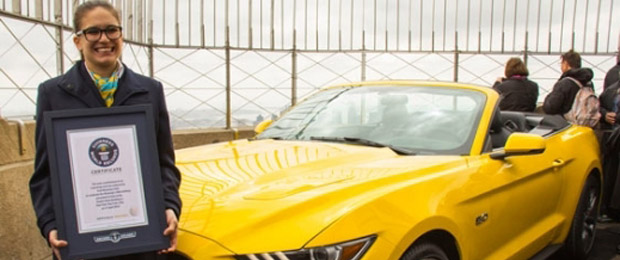 Ford Mustang Breaks Guinness World Record